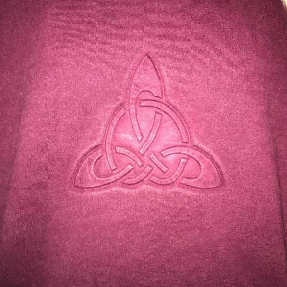 Embossed Triquetra Celtic Crewneck - Picture 4 of 4